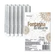 fontanna tortowa holograficzna triplex srebrna 12 cm 12 szt