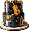 fontanna tortowa nuty muzyka zloty 18 cm