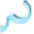 foremka baby shower boy wozek 87x85 mm blekitna brokatowa