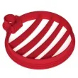 foremka boze narodzenie bombka klasyczna w pasy 89x77 mm czerwona