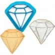 foremka do ciasteczek diament decora