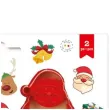 foremka do ciasteczek mikolaj i renifer decora 2 szt