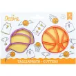 foremka do ciasteczek pilka i czapeczka z daszkiem decora 2 szt