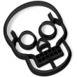 foremka halloween czaszka klasyczna 85x73 mm czarna