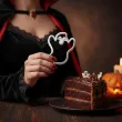 foremka halloween duszek kacperek 93x65 mm biala metaliczna