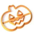 foremka halloween dynia classic 93x77 mm pomaranczowa metaliczna