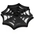 foremka halloween pajeczyna 87x87mm czarna metaliczna