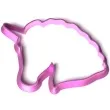 foremka unicorn jednorozec z profilu classic rozowa metaliczna 82x80 mm
