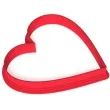foremka walentynki serce classic l 93 x 88 mm czerwony