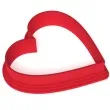 foremka walentynki serce classic s 63 x 60 mm czerwony