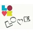 foremki do ciasteczek love