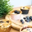 foremki do pieczenia aluminiowe okragle czarny partypal 20 szt