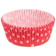 foremki na muffinki gwiazdki czerwony demmler 60 szt