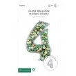 forma na balony cyfra 4 srebrny partydeco 53 dgt