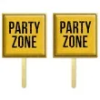 fotogadzet party zone dekoracjepolska 12 x 12 cm 2 szt