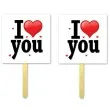 fotogadzet patyczki i love serce you 2 szt