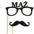 fotogadzet patyczki maz zona okulary 4 szt