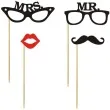 fotogadzet patyczki mrs mr okulary 4 szt