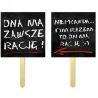 fotogadzet patyczki ona ma zawsze racje nieprawda 2 szt