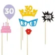 fotogadzet patyczki urodziny 30 ona 6 szt