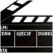 fotogadzet rekwizyt do fotobudki hollywood klaps filmowy rezysera 23 5 x 14 5 cm