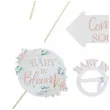 fotogadzety patyczki baby shower baby in bloom amscan 10 szt