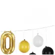 girlanda balonowa 30 urodziny zloty czarny bialy partydeco 12 szt