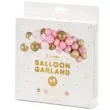 girlanda balonowa bialo rozowo zlota partydeco zestaw x60