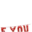 girlanda balonowa i love you czerwona partydeco 210 cm