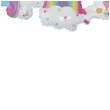 girlanda balonowa jednorozce jix 96 cm