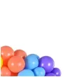 girlanda balonowa kolorowa tecza mix partydeco 60 szt
