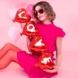 girlanda balonowa serca love czerwony partypal 1 m