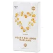 girlanda balonowa serce zloto biala partydeco 166 x 160 cm 68 szt