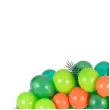 girlanda balonowa zielony dinozaur partydeco zestaw 60szt