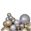 girlanda balonowa zloto i srebro gemar 65 szt