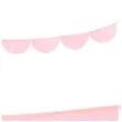 girlanda bibulowe fredzle rozowy jasny partydeco 3m