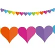 girlanda kolorowe serduszka 360 cm 1 szt