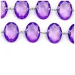 girlanda krysztalowa fiolet 18mm 100 cm