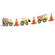 girlanda papierowa plac budowy godan 360 cm