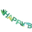 girlanda papierowa wesole dinozaury happy birthday jix 160 cm