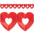 girlanda serca czerwone 300 cm 1 szt