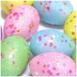 jajka styropianowe brokatowe pisanki w kropki mix arpex 4 cm 9 szt