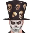 kapelusz cylinder czaszki czarny guirca
