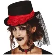 kapelusz cylinder wampirzycy czarno czerwony guirca