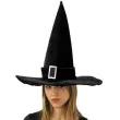 kapelusz czarownica aksamit czarny carnival toys