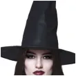 kapelusz czarownica czarny boland