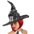 kapelusz czarownica lux szaro czarny carnival toys