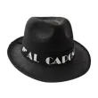 kapelusz gangster al capone czarny