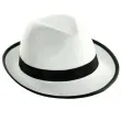 kapelusz gangster kraszek bialy
