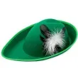 kapelusz mysliwy z piorkiem zielony kraszek